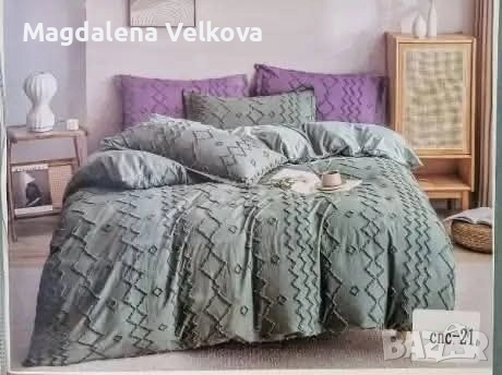 Спални комплекти от памучен сатен , снимка 2 - Спално бельо - 52800385