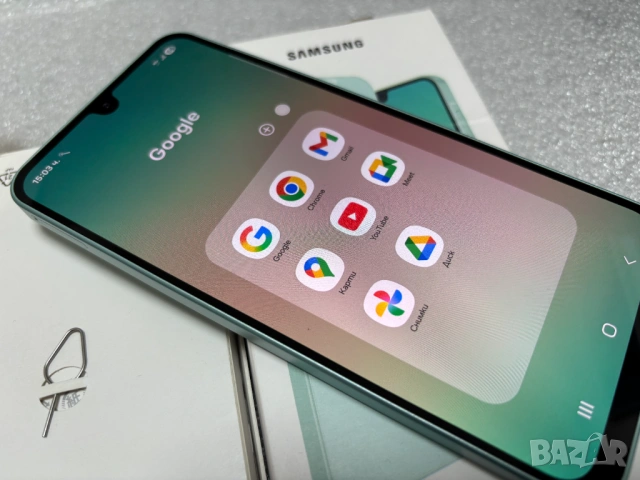 КАТО НОВ! Смартфон Samsung Galaxy A26 5G, 6.7'', 6GB/128GB, Mint, снимка 14 - Samsung - 53595813
