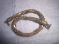 СТАРА СРЕБРИСТА ВИНТИДЖ СПИРАЛОВИДНА АРТ ПЛЕТКА ГРИВНА 72681, снимка 2