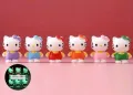5 бр Hello Kitty Коте Кити малки Пластмасови PVC сет фигурки играчки за торта украса играчка фигурка, снимка 6