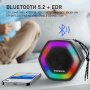 TECEVO HEX Bluetooth безжичен високоговорител с LED светлина, снимка 5