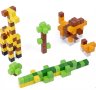 Cubika - 3 модела Цветни дървени кубчета строител за изграждане различни конструкции., снимка 11