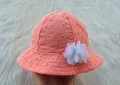 Бебешка шапка с връзки 0-3 месеца ръст 62см. , снимка 5