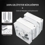 Thermalright Royal Pretor 130 White въздушен охладител за CPU, снимка 6