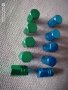 Качественни зелени светло-сини и тъмно-сиви шестограмни метални капачки за вентили винтили, снимка 11