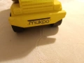 Соц ламаринено камионче бетонобъркачка, произведено в България в завода за играчки "Мир" Разград., снимка 4