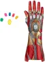 Avengers Marvel Legends Series Iron Man Nano Gauntlet Артикулиран електронен юмрук със светлини, снимка 4