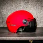 Каска за мотор - PA523 С Визьор - Червено, снимка 2