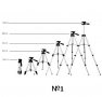 Телескопични алуминиеви триноги с нивелир различни разери, снимка 3