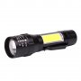 Мощен лед фенер с USB кабел за зареждане, снимка 1 - Къмпинг осветление - 34645641