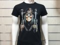 Нова мъжка тениска с дигитален печат Череп с пистолети, снимка 15