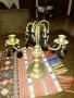 Месингов свещник, снимка 1 - Антикварни и старинни предмети - 28197385