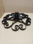 Стар Ръчно Кован Метален Орнамент., снимка 3