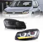 Комплект фарове с динамични мигачи за VW GOLF 6 2008 - 2012, снимка 9