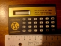 Работещ мини калкулатор визитка колекционерски , снимка 2
