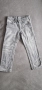 7-8г 128см Панталон тип дънки, сиво, подплатено, без следи от употреба, снимка 1