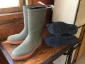 Ботуши гумени стил Wellington,хастар шерпа, дълбок грайфер, дишаща стелка, топли и защитни, 38, НОВИ, снимка 3