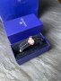 Елегантна гривна със Сваровски кристали - Розов лебед, снимка 4