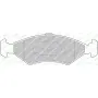 FERODO FSL1081 ПРЕДНИ НАКЛАДКИ FORD Fiesta Mk3 Mk4 Mk5, Puma, Courier, MAZDA 121 1989-2003 OE1010503, снимка 1