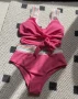 Дамски бански костюм от серията Rainbow Ribbon с висока талия от две части, 5цвята , снимка 7
