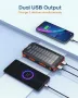 30000mAh Solar Power Bank,бързо зареждане,4 порта/USB-C/фенер,телефон/таблет, снимка 9