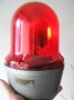 Сигнална лампа червена (буркан) от 80-те, снимка 1