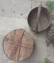 много Стара дървена крина с дръжка, дървена мярка за обем, съд, снимка 11
