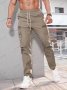 Нов модерен мъжки ежедневен спортен панталон с цип, 8цвята, снимка 9
