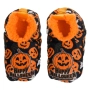 Halloween / Хелоуин пантофи тип балерина, черни с тикви и призрачета_1242039, снимка 2