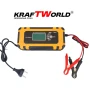 Автоматично зарядно за акумулатори KraftWorld 12V с LCD дисплей и ремонтен режим, снимка 2