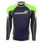 Мъжка блуза ликра с ултравиолетова защита Aropec Heroic Lime, снимка 1 - Водни спортове - 33419088