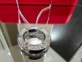 CARTIER Love White Gold Large Paved Diamonds Pendant Дамскo Колие, снимка 1