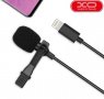 Нов микрофон за мобилен телефон с Lightning (iPhone 6/7/8...), ХО-MKF-03, тип брошка , снимка 2