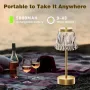 Beehero Настолна нощна лампа акумулаторна кристална с 5 RGB цвята, снимка 7