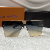 -22 % разпродажба Louis Vuitton 2023 висок клас дамски слънчеви очила маска Мъжки Унисекс, снимка 7 - Слънчеви и диоптрични очила - 38978445