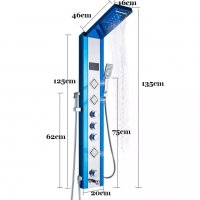 Хидромасажен душ панел Ниагара,6 функции,смесител-БЕЗПЛАТНА ДОСТАВКА, снимка 9 - Душове - 35561193