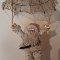 Красив дядо Коледа с парашут , снимка 6 - Декорация за дома - 38940907