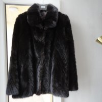 Дамско Качествено късо Палто от Визон, снимка 2 - Палта, манта - 43484696