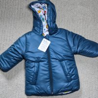 Ново детско зимно ватирано яке Rainy 74 см (6-9м), снимка 1 - Бебешки якета и елеци - 43338953