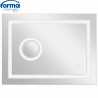 Огледало за баня с LED осветление и система против замъгляване – 100×80СM, снимка 2 - Огледала - 27489149
