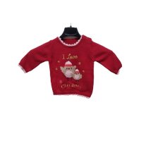 ДЕТСКИ ПУЛОВЕР - George I Love Christmas; размери: 3-6 месеца, снимка 1 - Бебешки блузки - 43871070