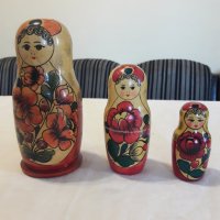 Стари руски матрьошки, снимка 2 - Колекции - 27389566