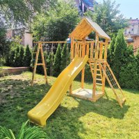 Детска дървена площадка, Детски кът на открито, Съоръжение за игра, снимка 4 - Други - 40508299