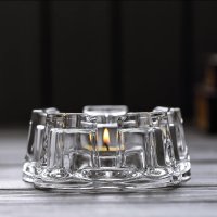 Стилен свещник от огнеопорно стъкло с форми сърца, снимка 4 - Романтични подаръци - 44026180