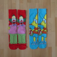 the simpsons чорапи, снимка 1 - Мъжки чорапи - 38130917