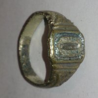 Рядък пръстен много стар сачан с буква О - 59981, снимка 3 - Други ценни предмети - 28875597
