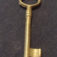 Стар рядък бронзов ключ от соца за КОЛЕКЦИЯ ДЕКОРАЦИЯ 76651, снимка 4 - Други ценни предмети - 43269784