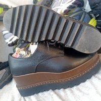 КАТО НОВИ дамски обувки CATWALK®  на ПЛАТФОРМА 36 - 37 original, 100% естествена кожа,GOGOMOTO, снимка 6 - Дамски ежедневни обувки - 43896103