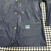 Vintage Helly Hansen мъжки гумиран дъждобран размер М, снимка 4 - Якета - 43398557