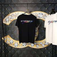 Мъжка тениска Givenchy Paris Embroidery Black XL, снимка 7 - Тениски - 26517550